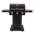 Kenmore - 3 Burner Pedestal Gas Grill - Black/Copper