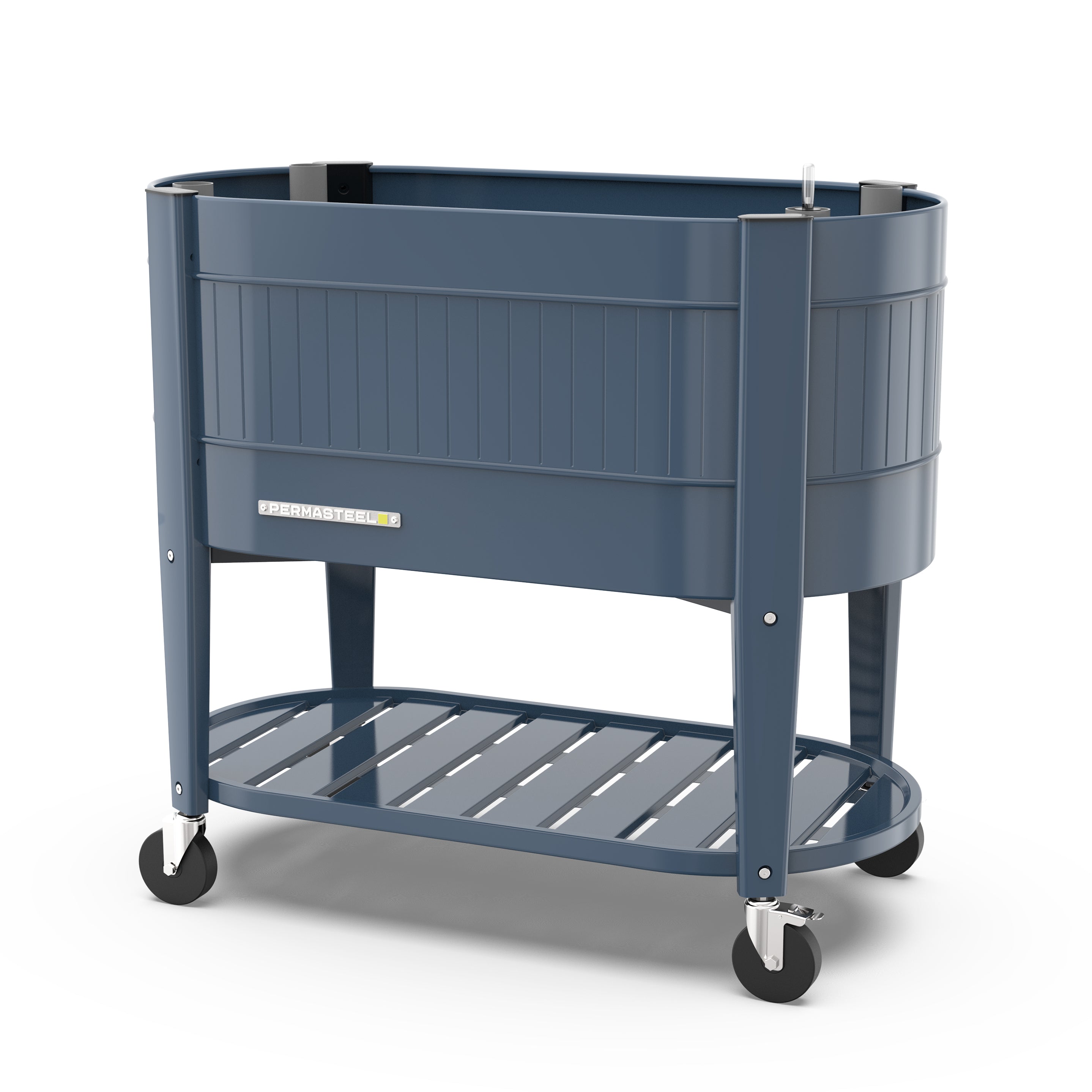 Permasteel - Elevated Garden Bed with EnGrow TrueSoil™ Technology - Blue