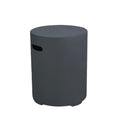 Elementi - Round Tank Cover - Smooth Finish - Dark Gray