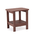 Backyard Lifestyles - Side Table w/Shelf - Red