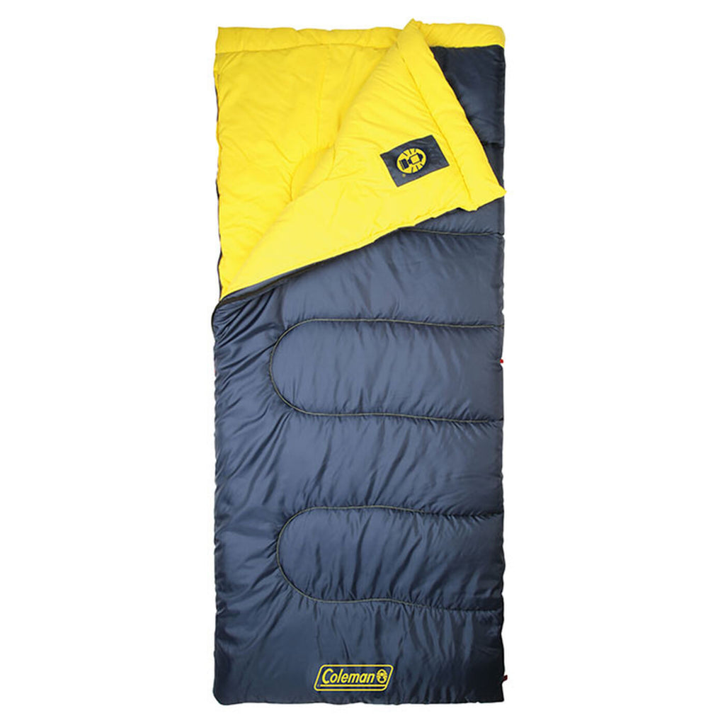 Coleman - Palmetto Regular Warm Weather Sleeping Bag - Blue/Yellow