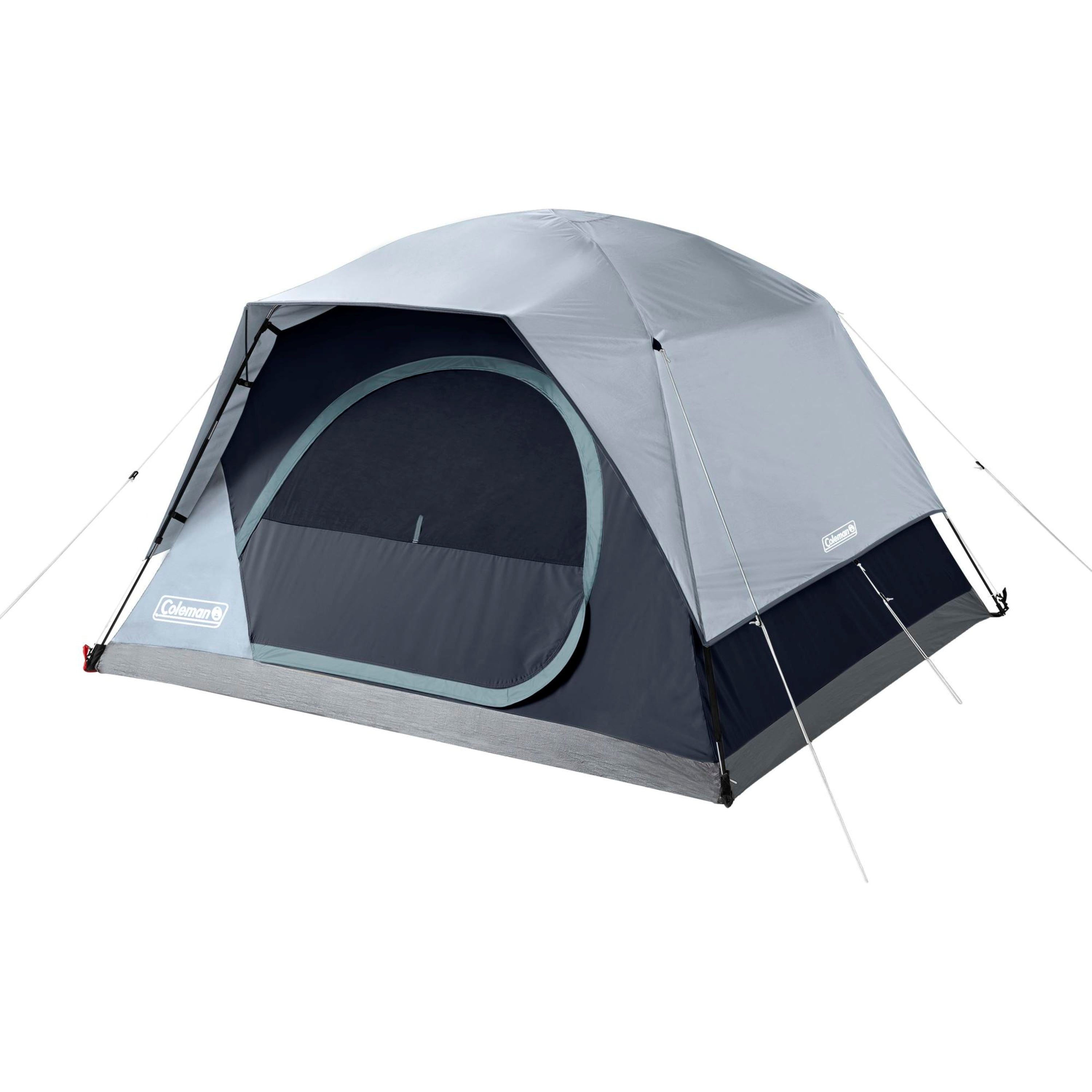 Coleman -- 4-Person Skydome Lighted Tent - Blue Nights