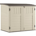 Suncast - 34 cu.ft. Horizontal Shed - Vanilla withStoney Roof
