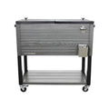 Permasteel -- 80QT Furniture Style Patio Cooler - Gray
