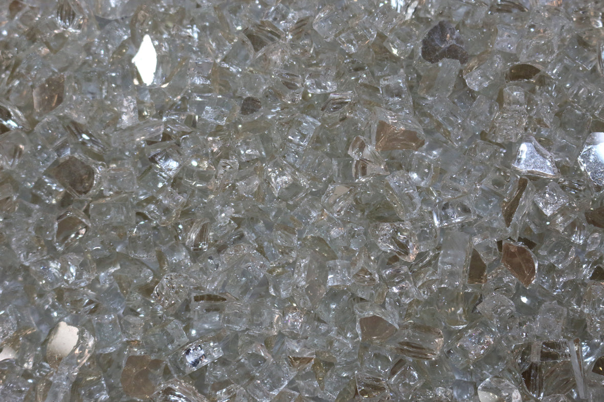 Elementi - 1/4" Fireglass - Platinum (ODS02105)
