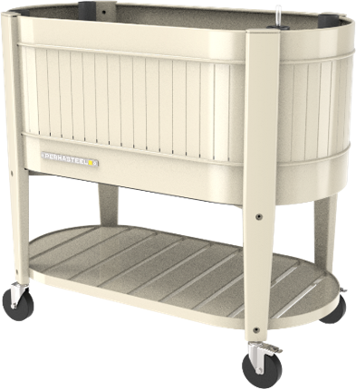 Permasteel - Elevated Garden Bed with EnGrow TrueSoil™ Technology - Ivory