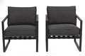 Outdoorz Essentials - Ral Chairs 2pcs Set - Charcoal