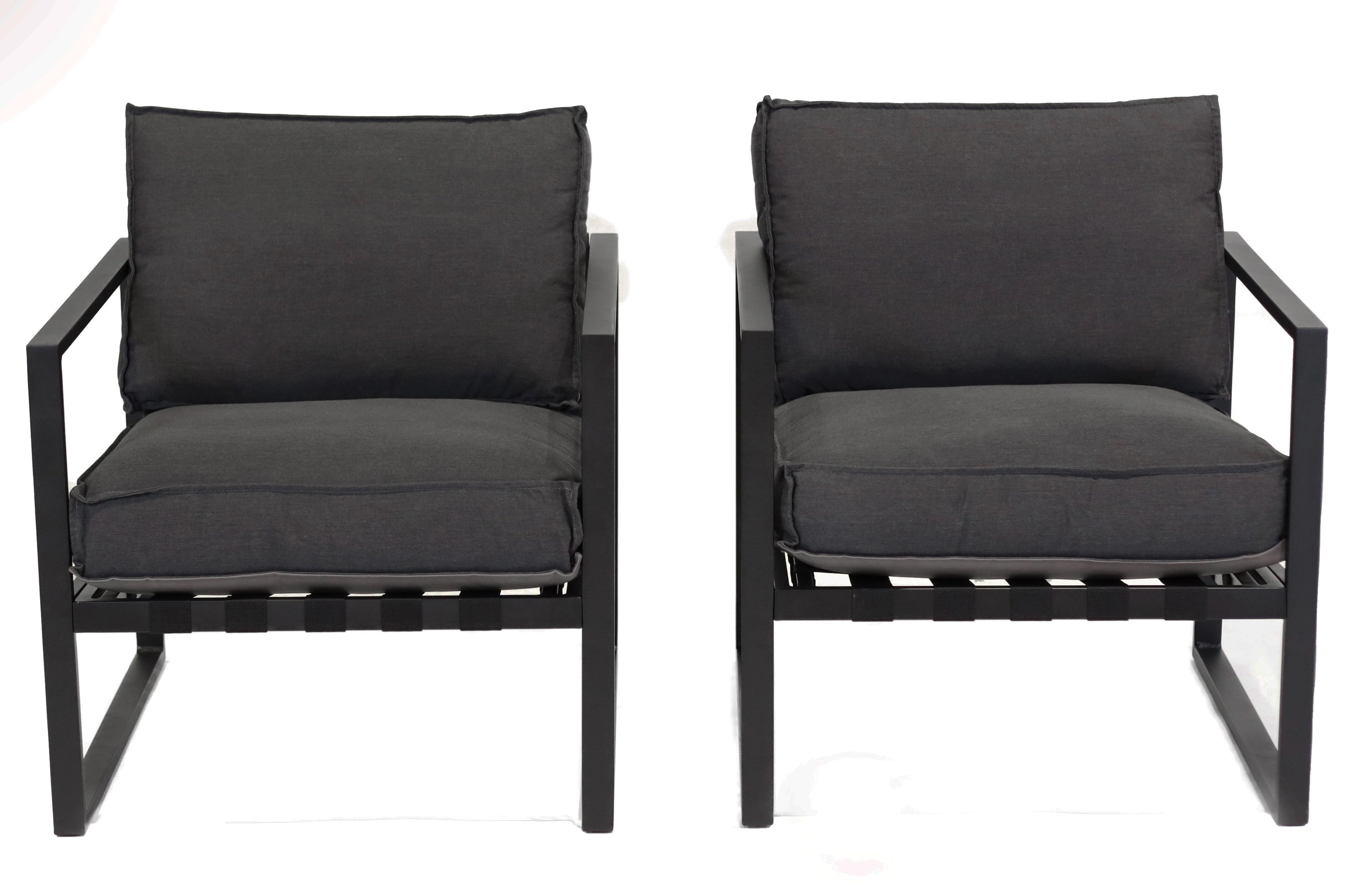 Outdoorz Essentials - Ral Chairs 2pcs Set - Charcoal