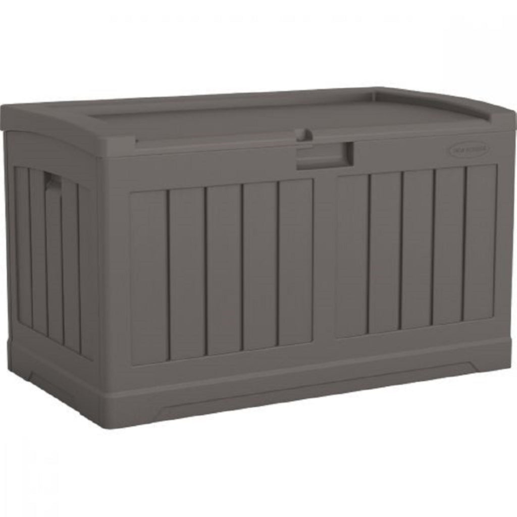 Suncast - 50 Gal. Medium Deck Box with Seat - Stoney