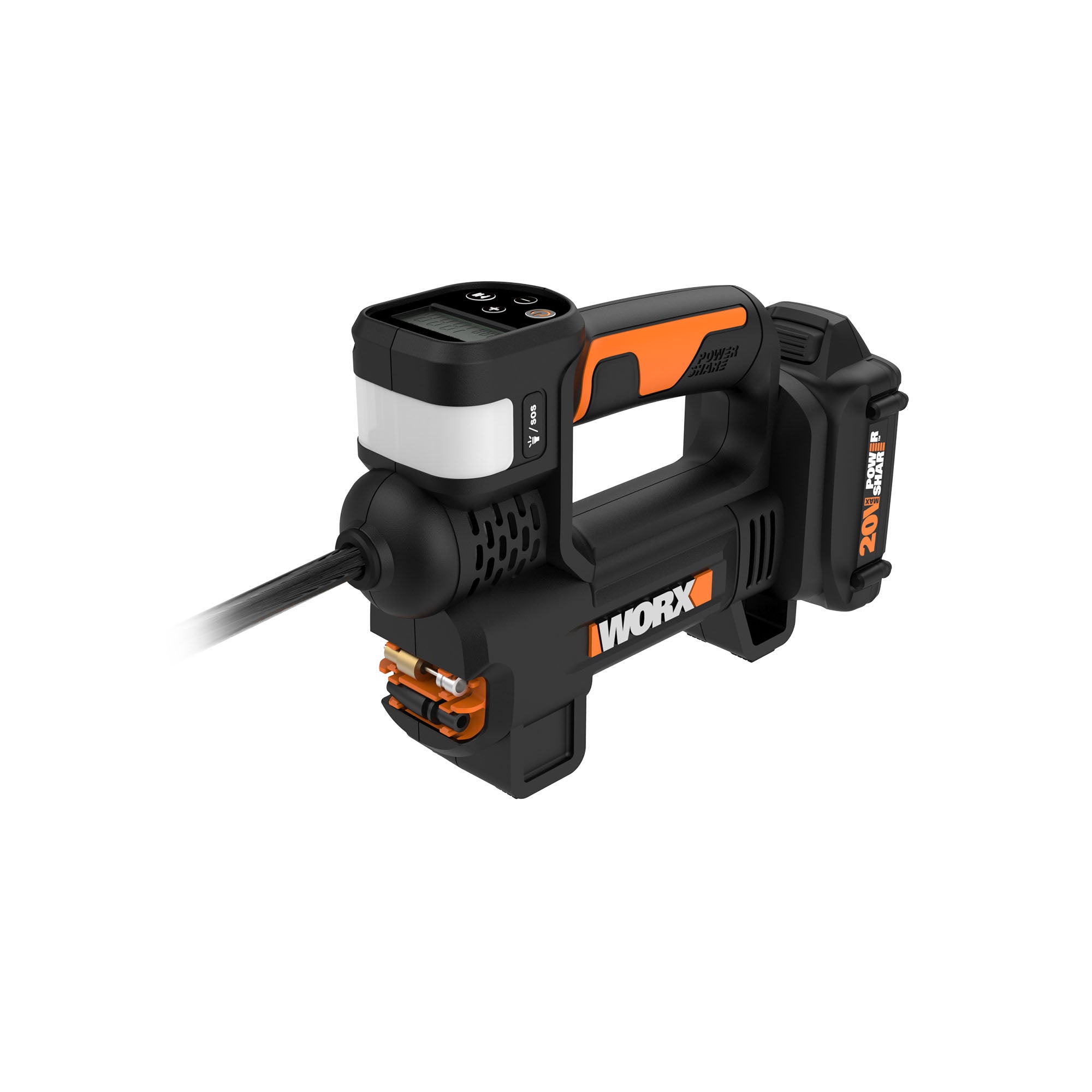 Worx -- 20V Multi-Function Inflator