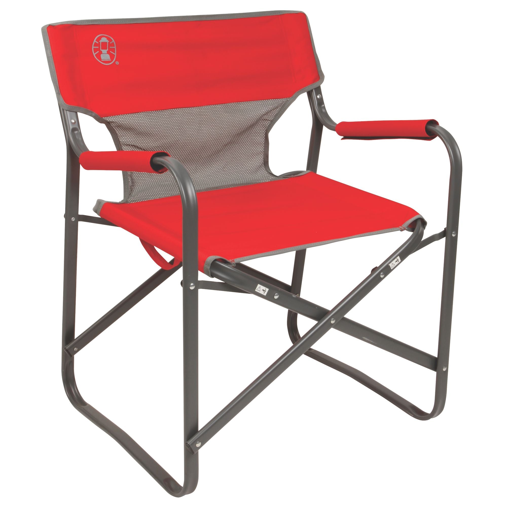 Coleman - Outpost Breeze Steel Deck Chair - Red