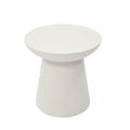 Elementi Home - Kylix Side Table - Cream White