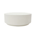 Elementi Home - Rome Concrete Coffee Table Large - Cream White