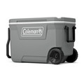 Coleman - 62 Qt Wheeled Cooler 3-Day Ice Retention - Grey