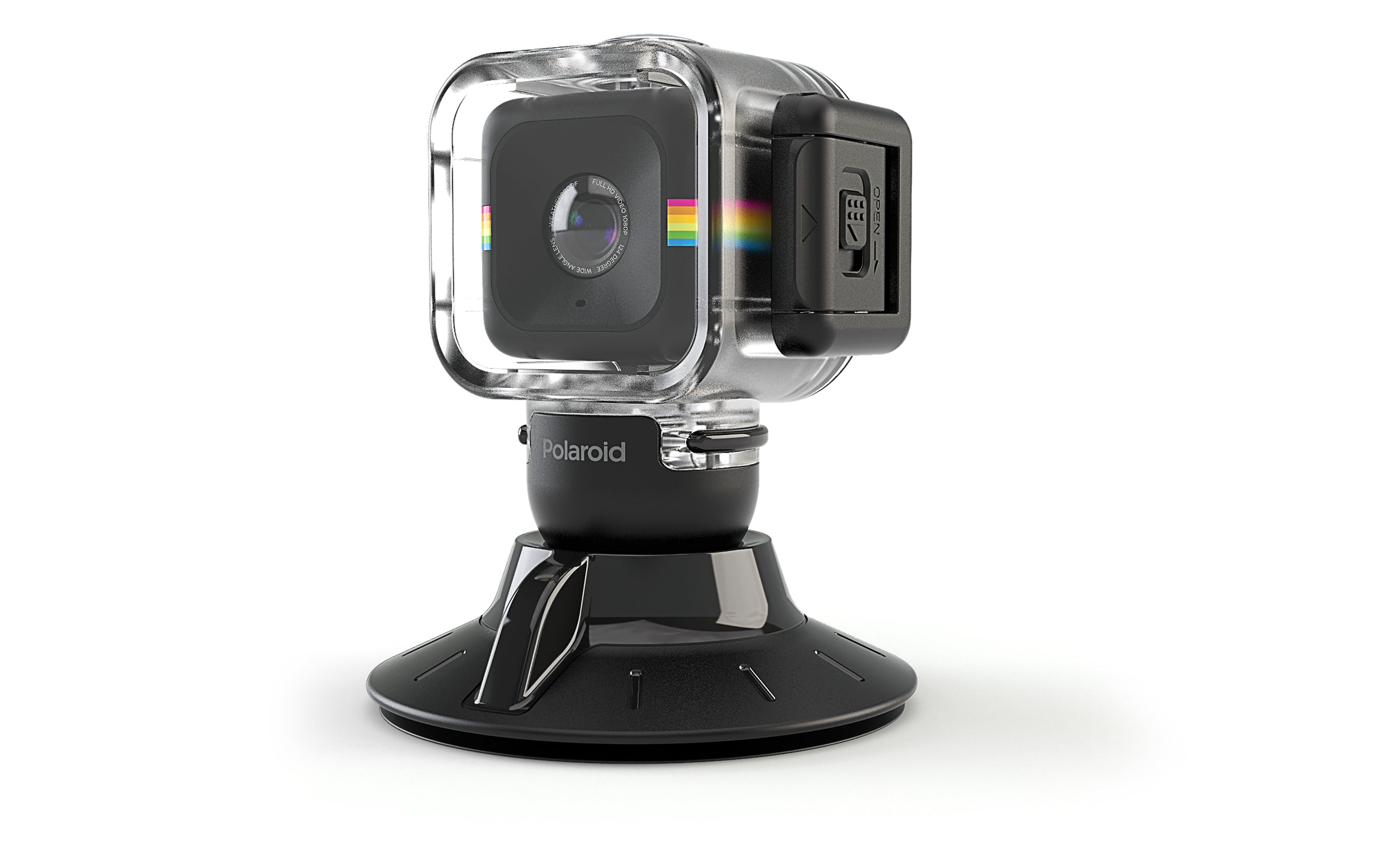 Polaroid -- Waterproof Case / Suction Mount Combo