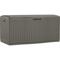 Suncast - 124 Gal. Herringbone Deck Box - Stoney