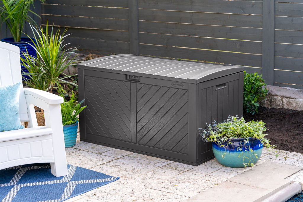 Suncast - 134 Gal. Extra Large Deck Box - Peppercorn