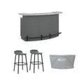 Suncast - Backyard Oasis Entertaining Bar Set (incl. 2 stools & cover)