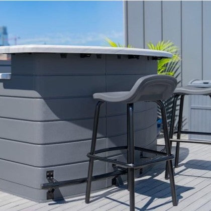 Suncast - Backyard Oasis Entertaining Bar Set (incl. 2 stools & cover)