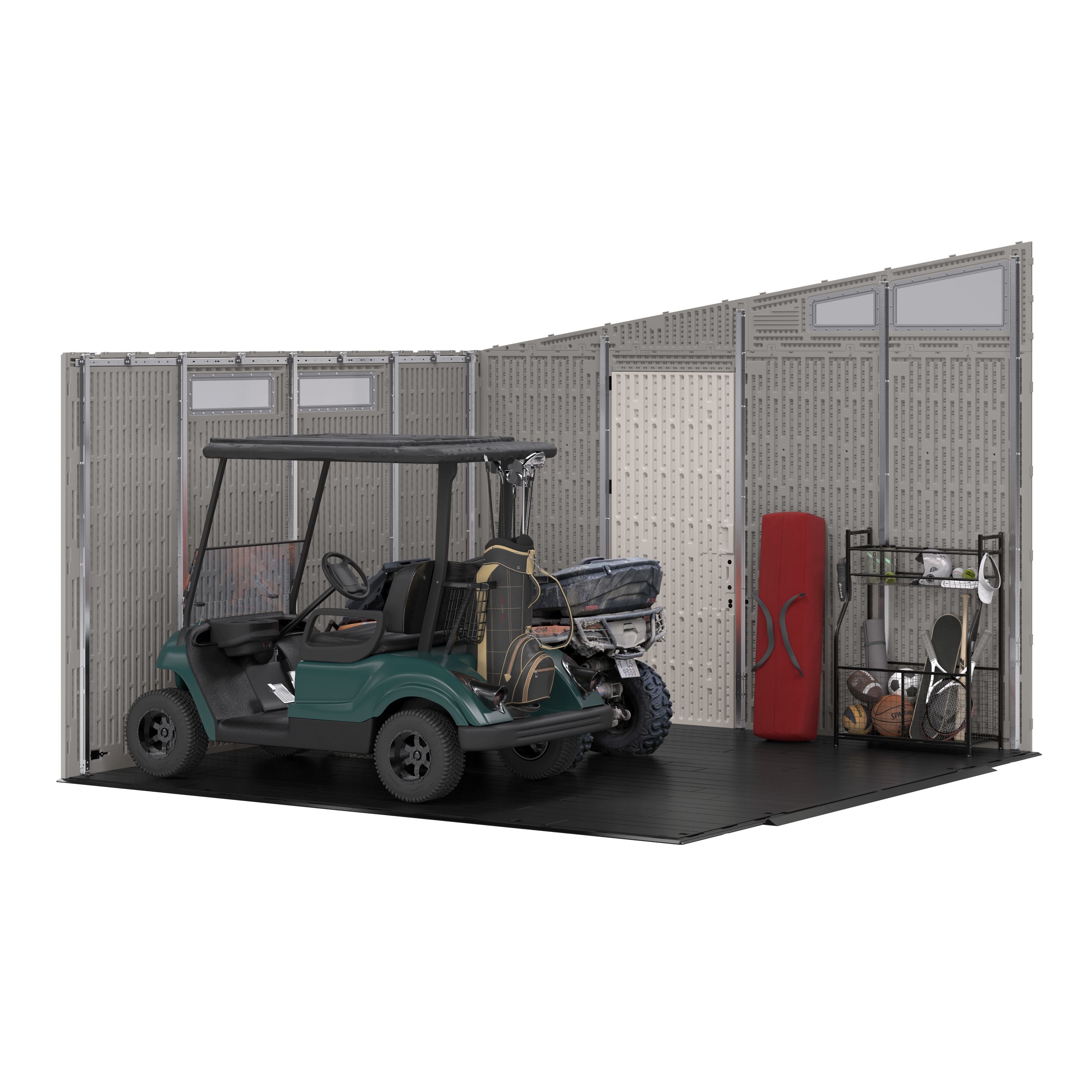 Suncast - Mega Modernist® 12 ft. x 12 ft. Storage Shed - Detail View 8