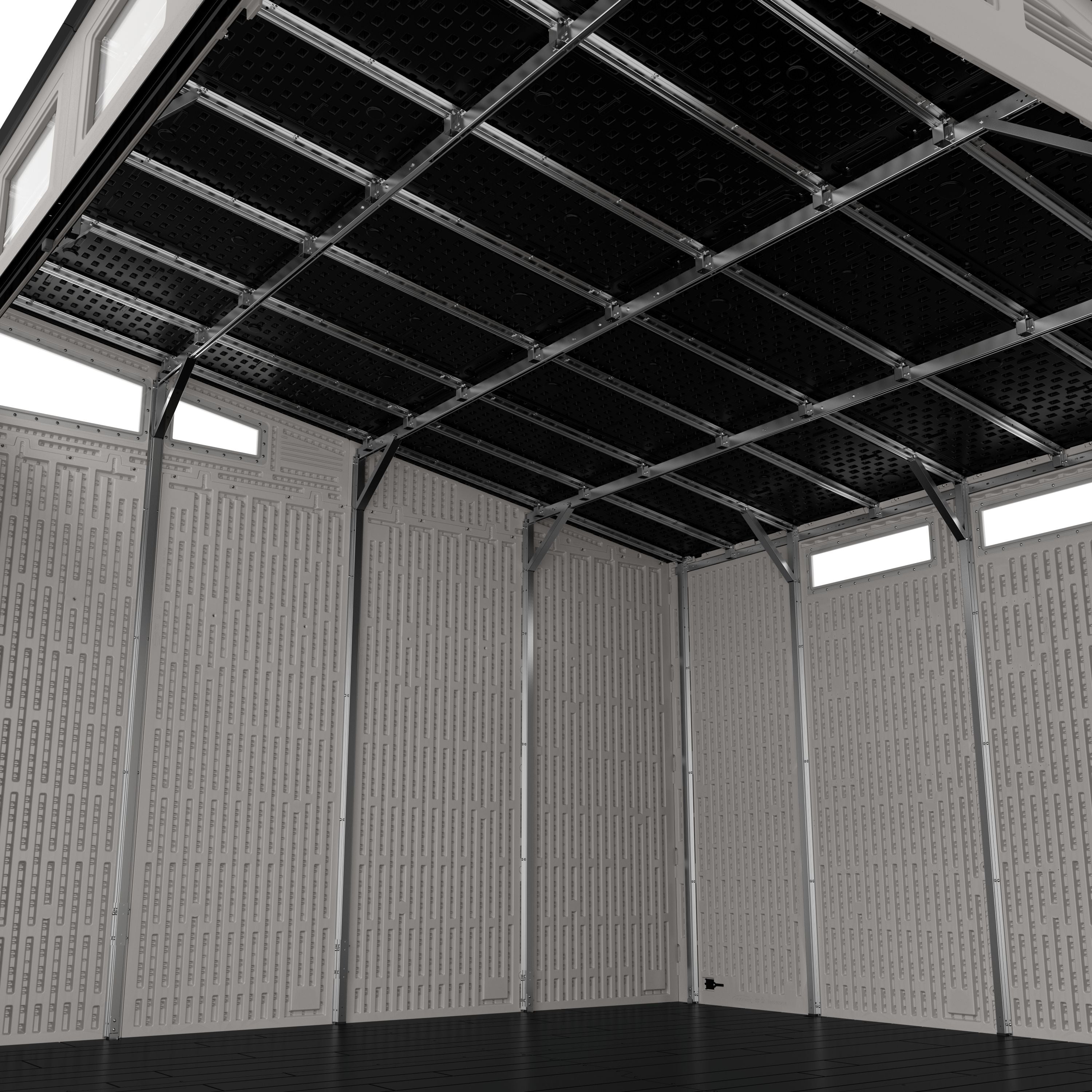 Suncast - Mega Modernist® 12 ft. x 12 ft. Storage Shed - Detail View 4
