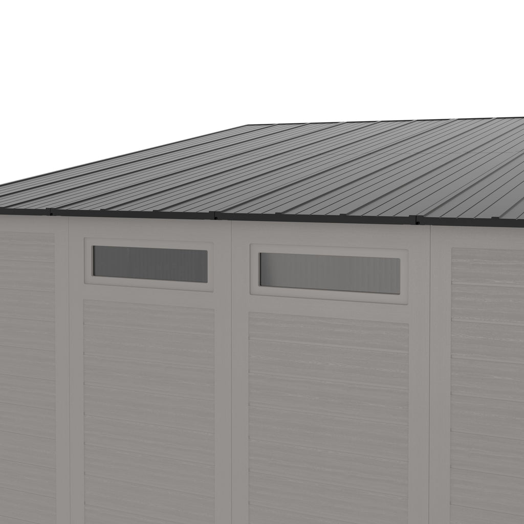Suncast - Mega Modernist® 12 ft. x 12 ft. Storage Shed - Detail View 7