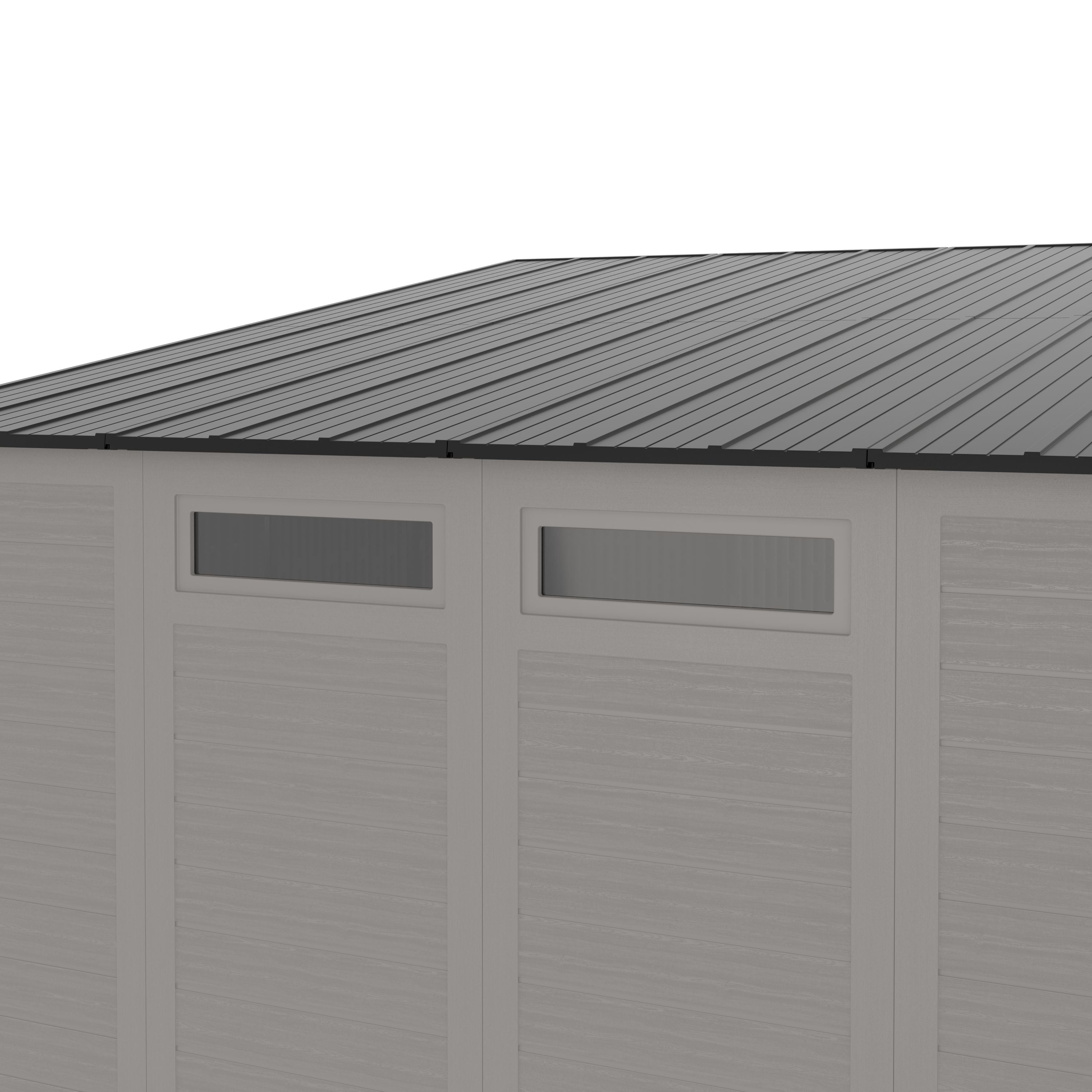 Suncast - Mega Modernist® 12 ft. x 12 ft. Storage Shed - Detail View 7