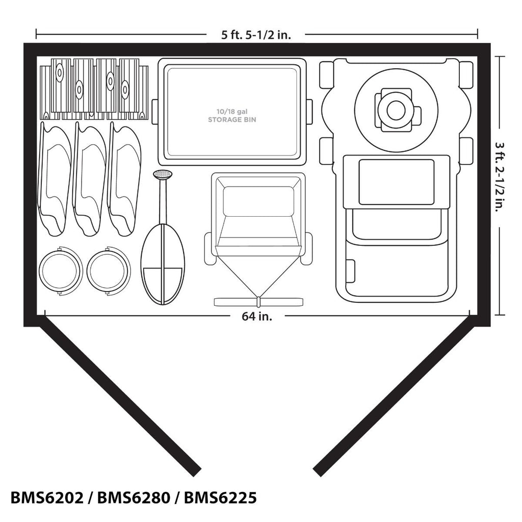 Suncast - XL Vertical Shed 106 cu. ft. - Peppercorn