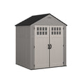 Suncast - Everett® 6' x 5' Storage Shed - Dove Gray