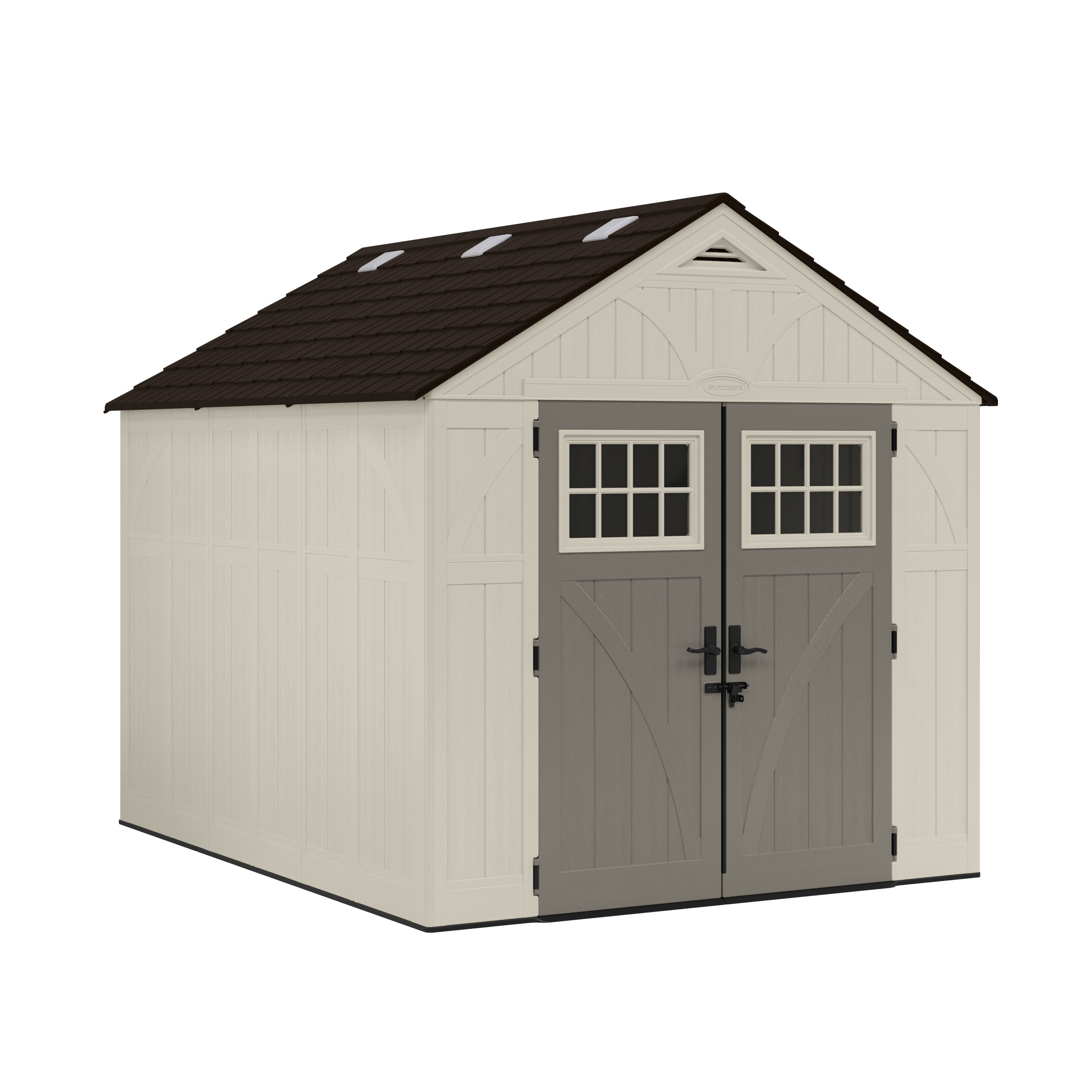 Suncast - Tremont 8' x 10' Storage Shed - Vanilla