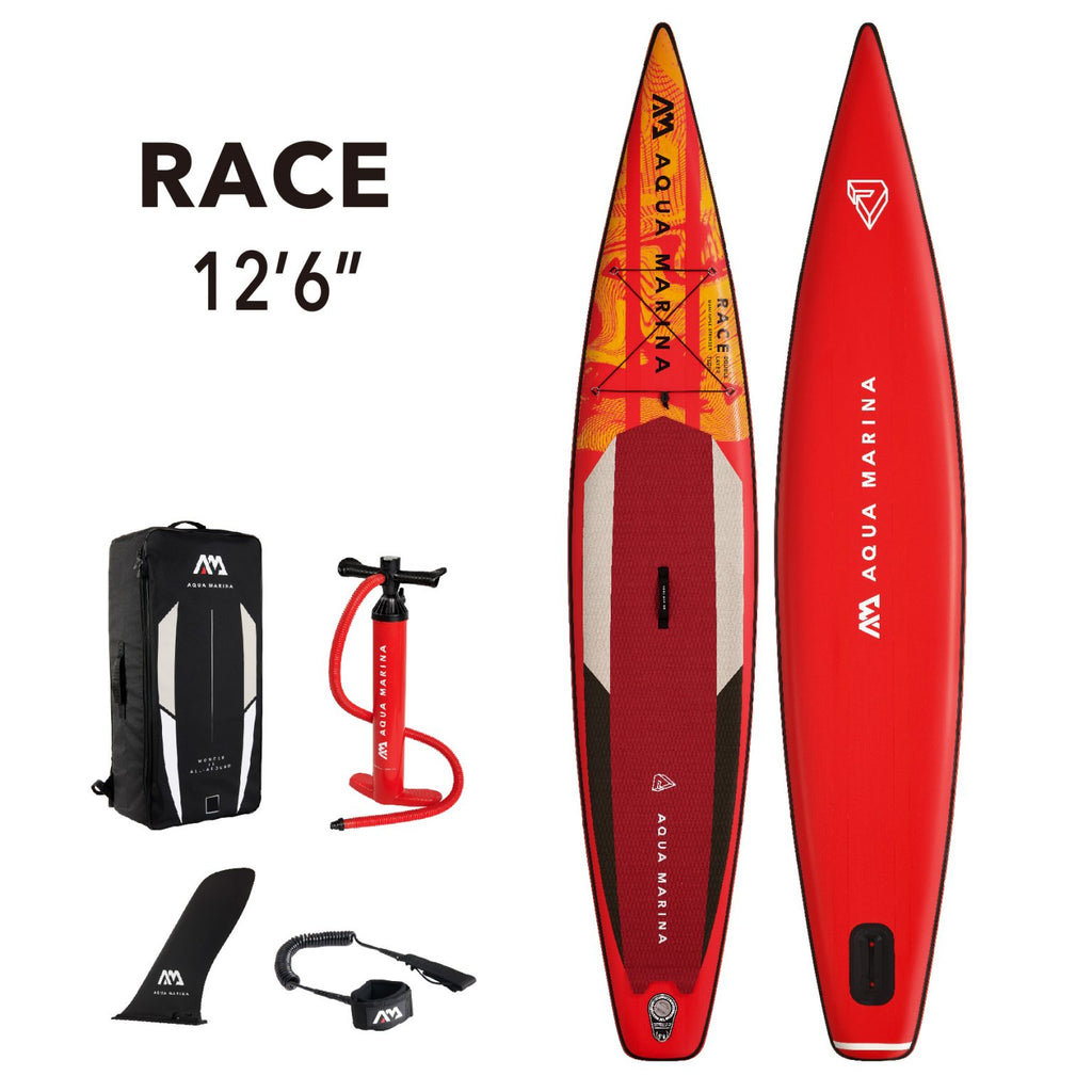 Aqua Marina -- RACE 12' 6" Racing Inflatable Stand Up Paddle Board (iSup)