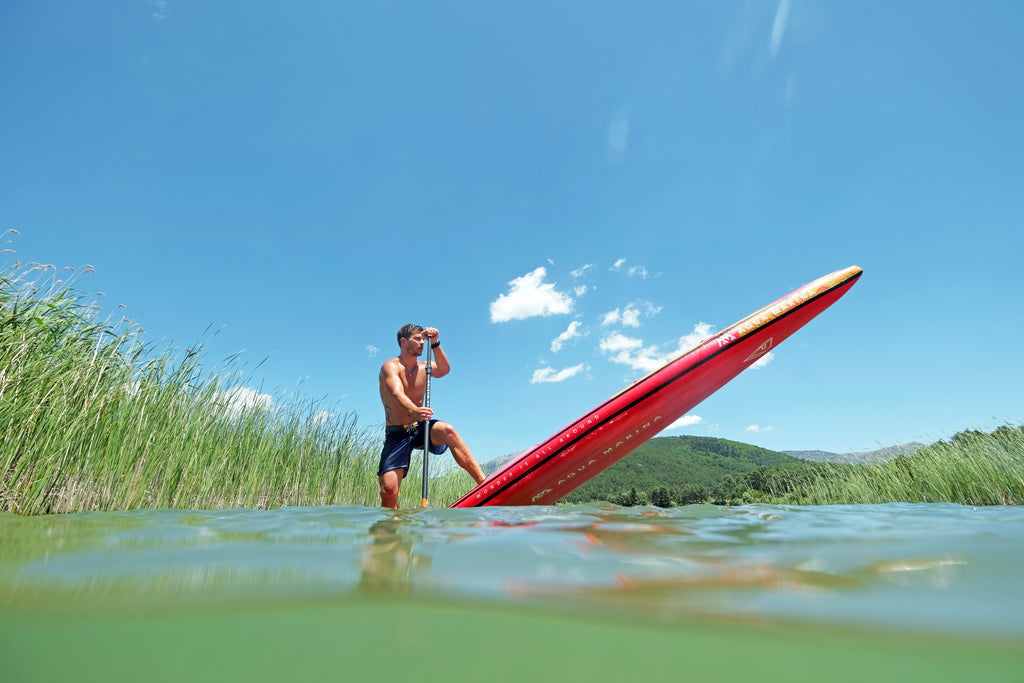 Aqua Marina -- RACE 12' 6" Racing Inflatable Stand Up Paddle Board (iSup)