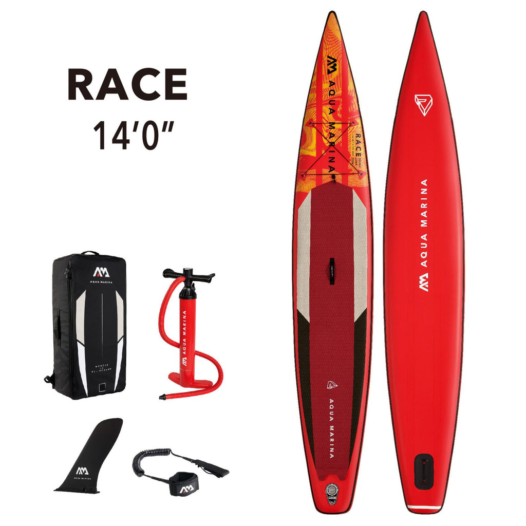 Aqua Marina -- RACE 14' Racing Inflatable Stand Up Paddle Board (iSup)