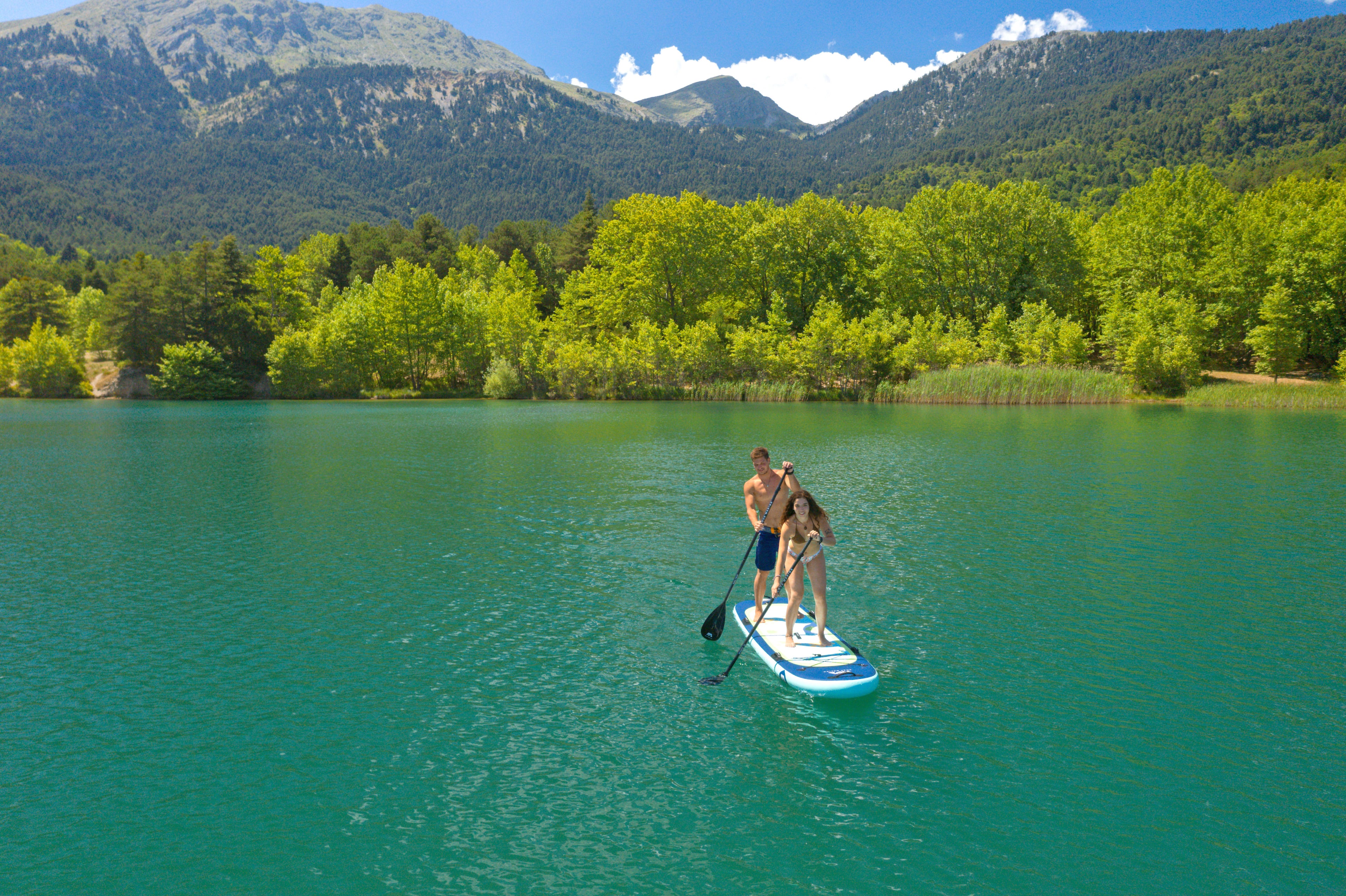 Aqua Marina -- SUPER TRIP 12'2" Family Inflatable Stand Up Paddle Board (iSup)