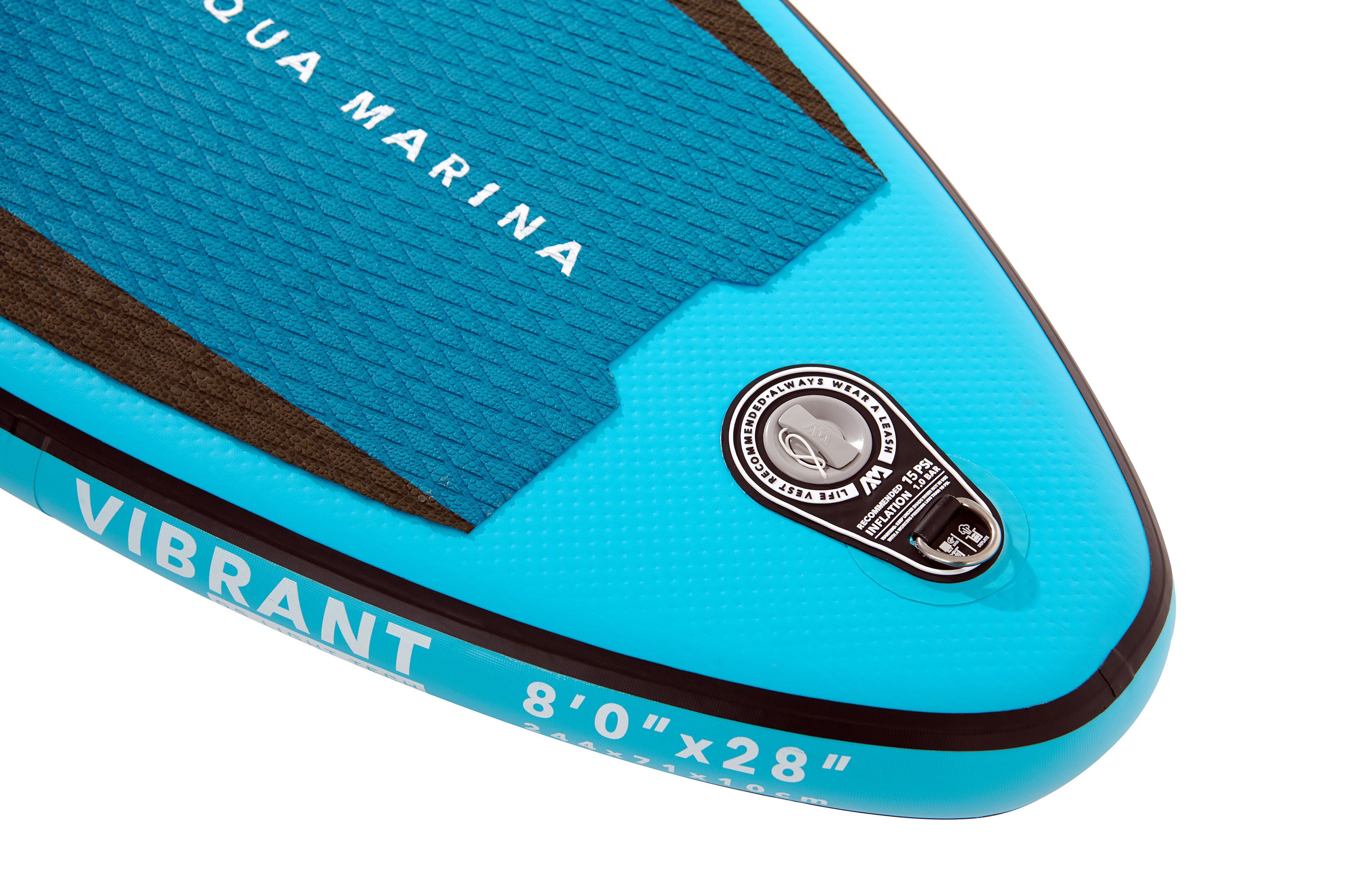 Aqua Marina -- VIBRANT 8' Youth Inflatable Stand Up Paddle Board (iSup)