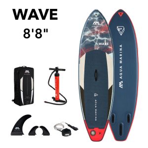 Aqua Marina -- WAVE 8' 8" Surf Inflatable Stand Up Paddle Board (iSup)