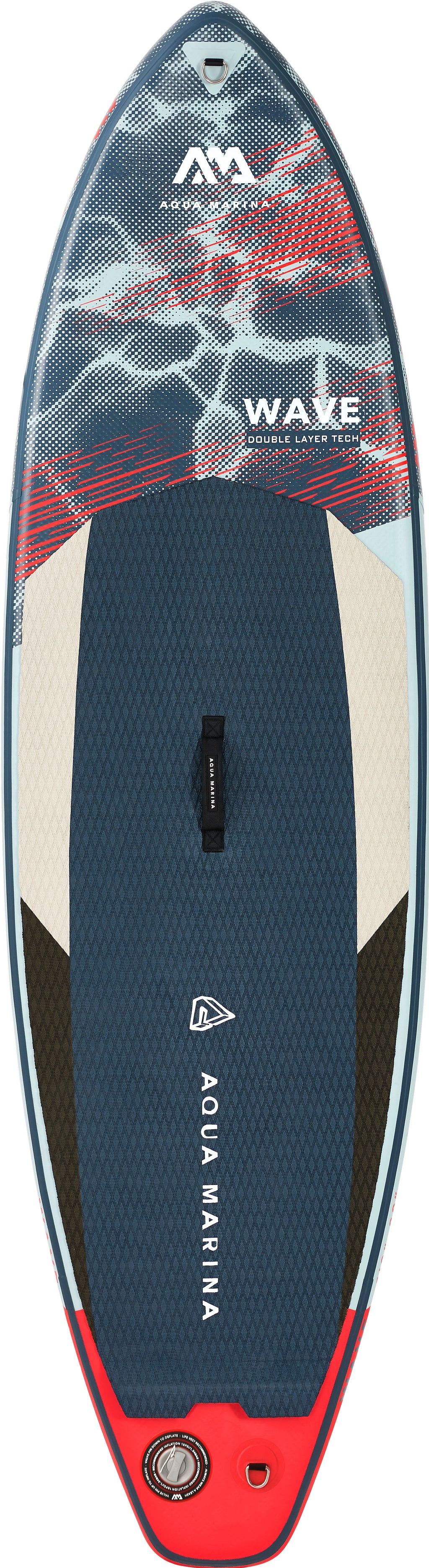Aqua Marina -- WAVE 8' 8" Surf Inflatable Stand Up Paddle Board (iSup)