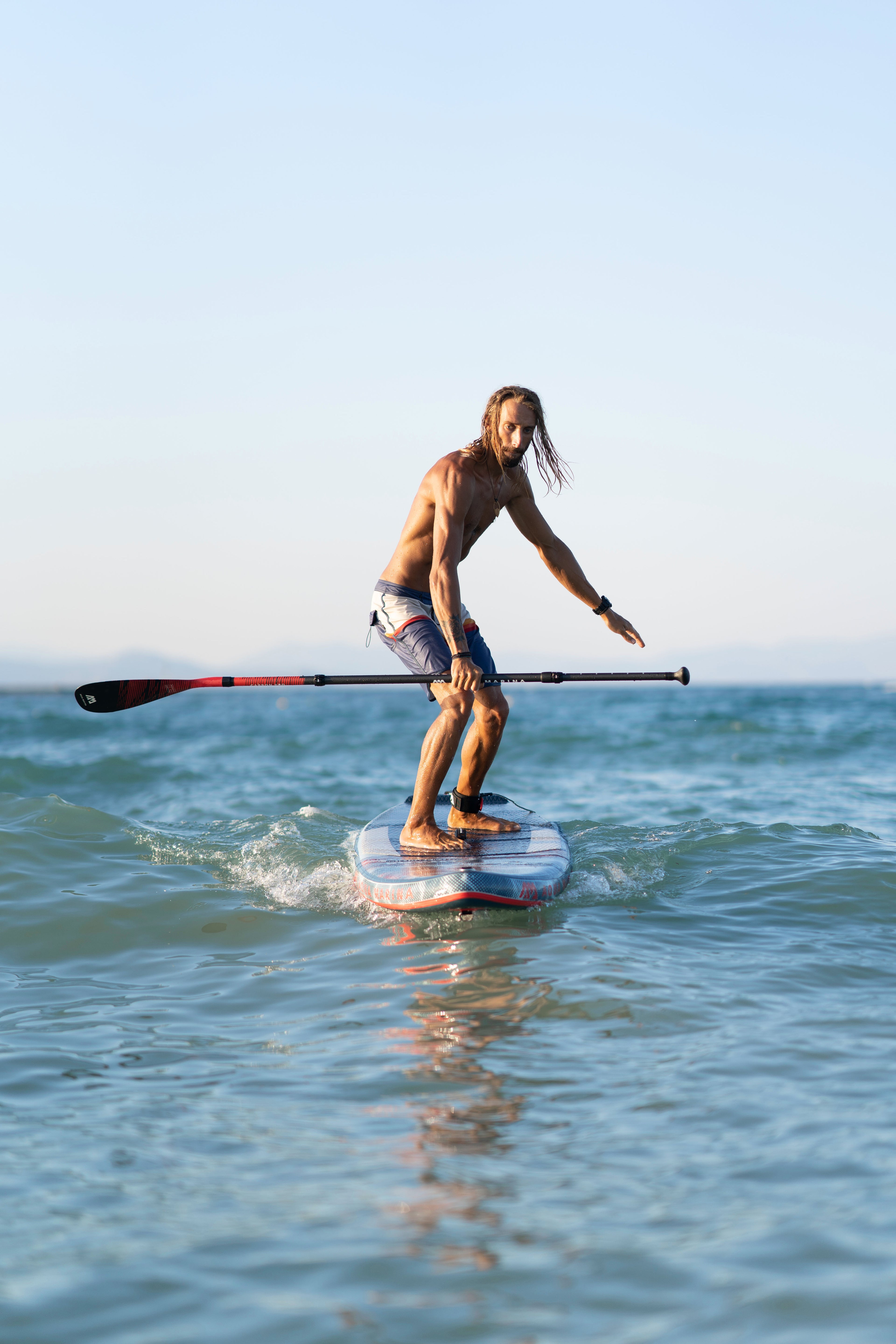 Aqua Marina -- WAVE 8' 8" Surf Inflatable Stand Up Paddle Board (iSup)