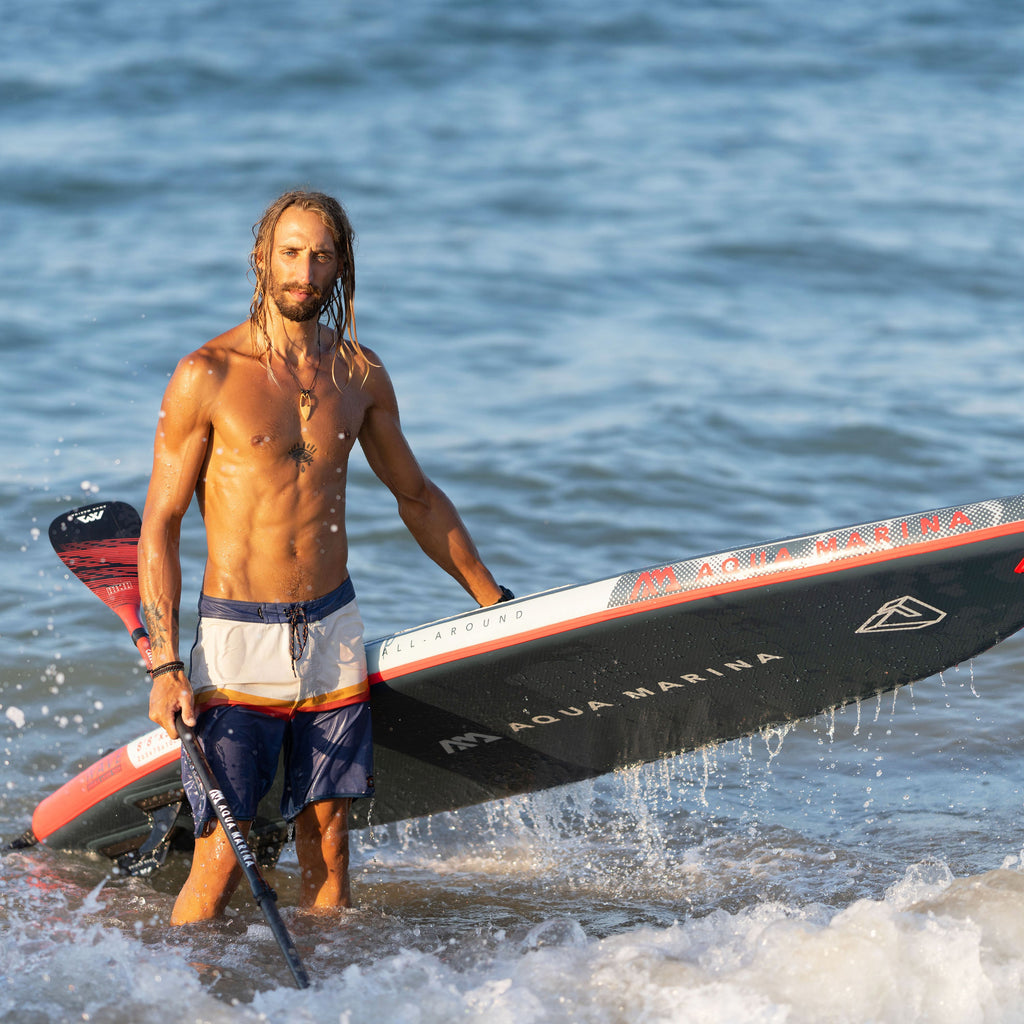 Aqua Marina - WAVE 8' 8" Surf Inflatable Stand Up Paddle Board (iSup) - Aqua Marina
