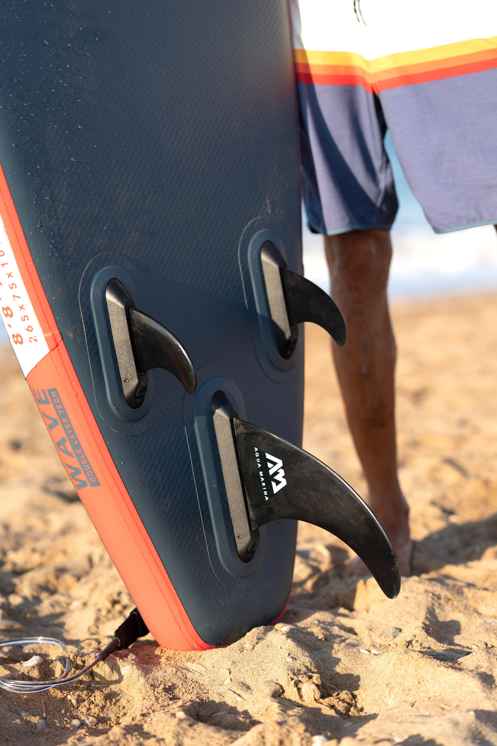 Aqua Marina -- WAVE 8' 8" Surf Inflatable Stand Up Paddle Board (iSup)