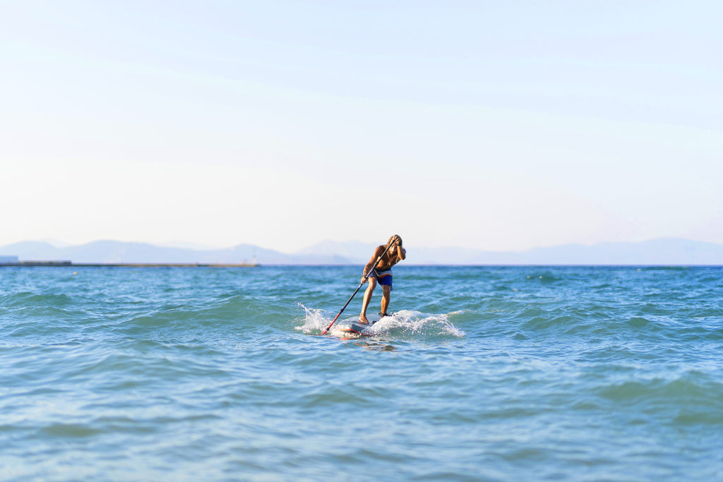 Aqua Marina -- WAVE 8' 8" Surf Inflatable Stand Up Paddle Board (iSup)