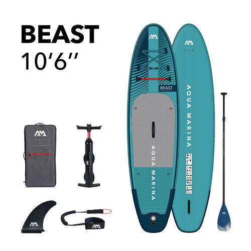 Aqua Marina - BEAST 10'6" Advanced All-Around Inflatable Stand Up Paddle Board (iSup)