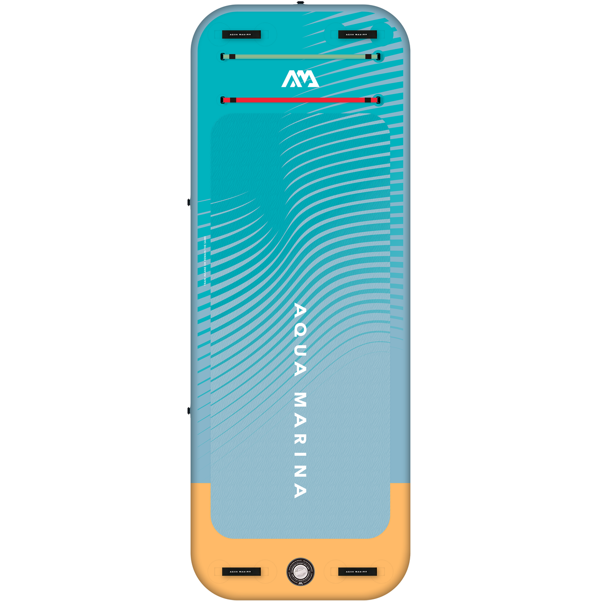 Aqua Marina - PEACE 8'2" Inflatable Fitness Mat w/Carry Strap - Aqua Marina