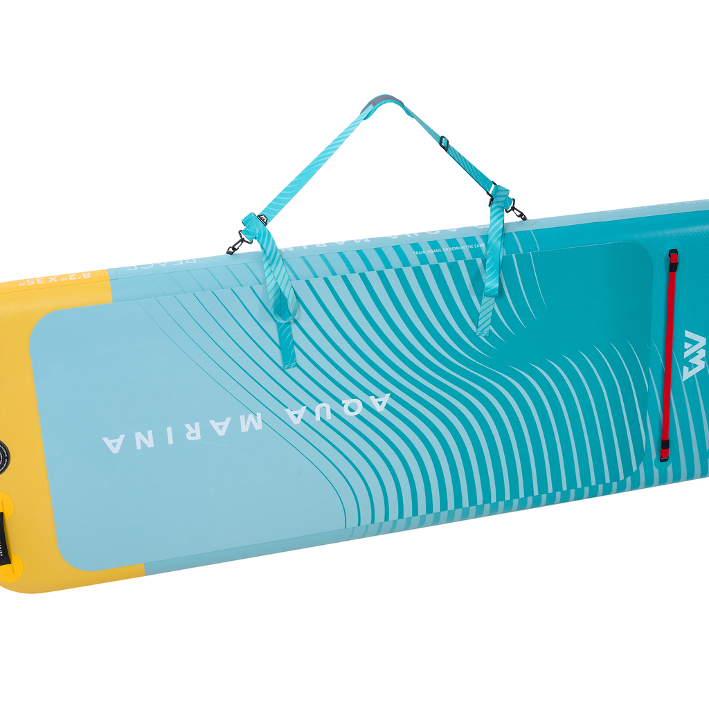 Aqua Marina - PEACE 8'2" Inflatable Fitness Mat w/Carry Strap - Aqua Marina