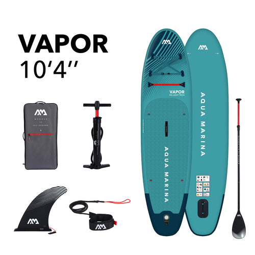 Aqua Marina -- VAPOR 10'4"All-Around Inflatable Stand Up Paddle Board (iSup)