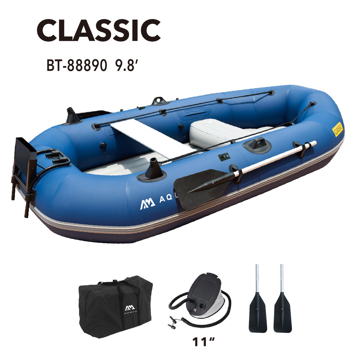 Classic Advanced Fishing Boat with Motor Mount