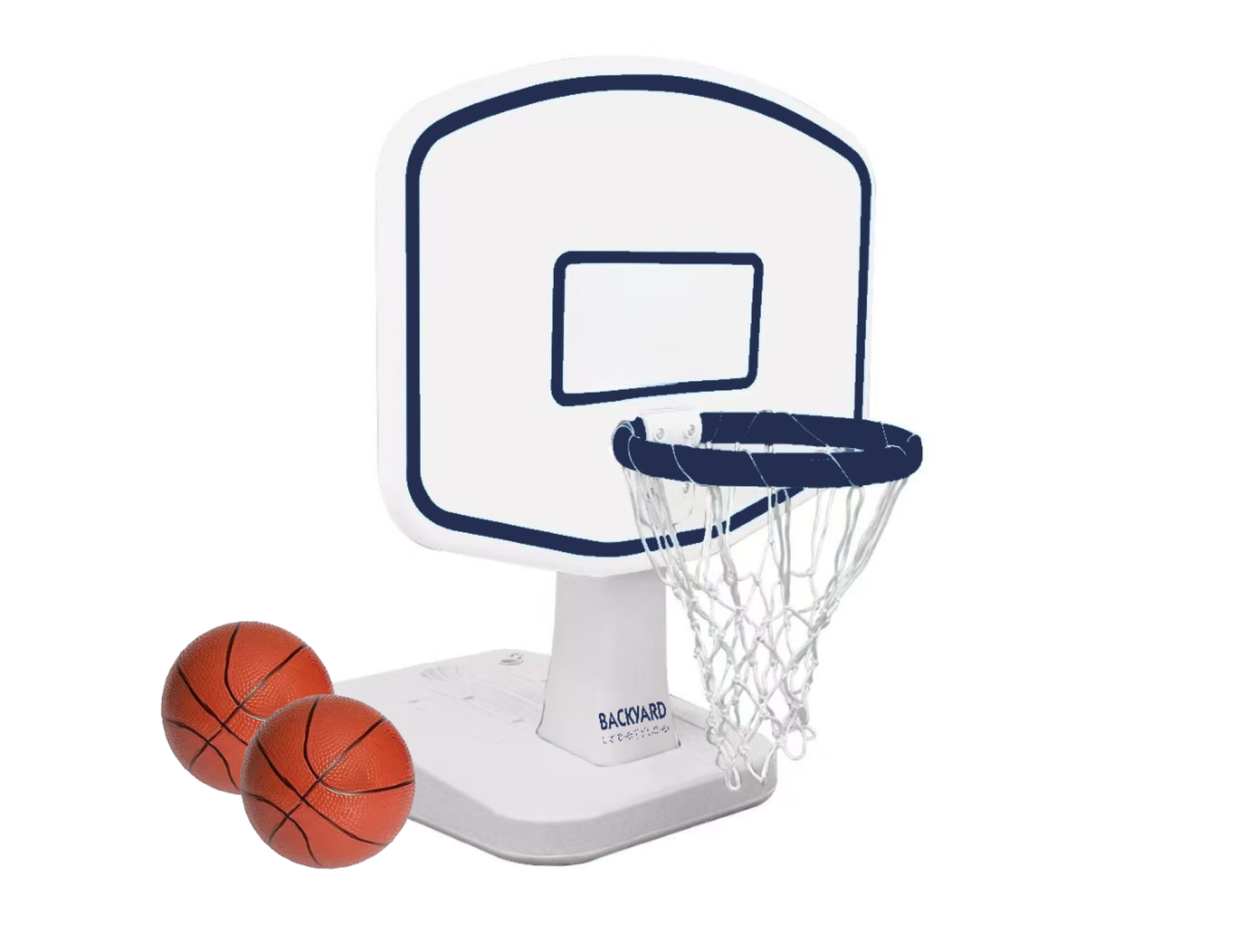 Backyard Lifestyles - Poolside Basketball Hoop – White