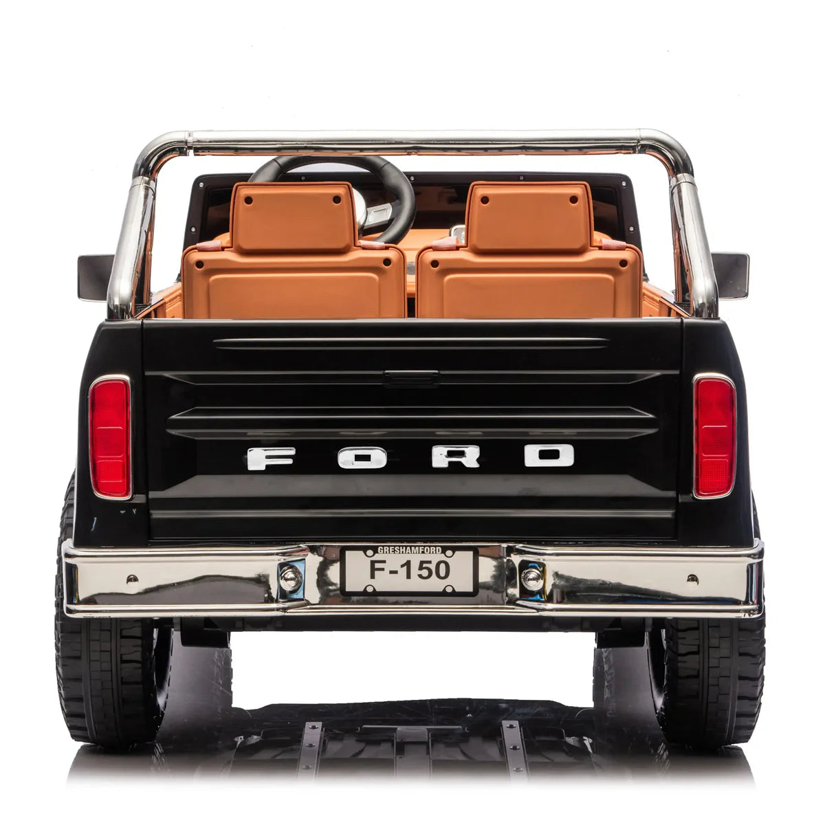Freddo - Ford F-150 24V 2-Seater Kids Ride-On Truck - Black