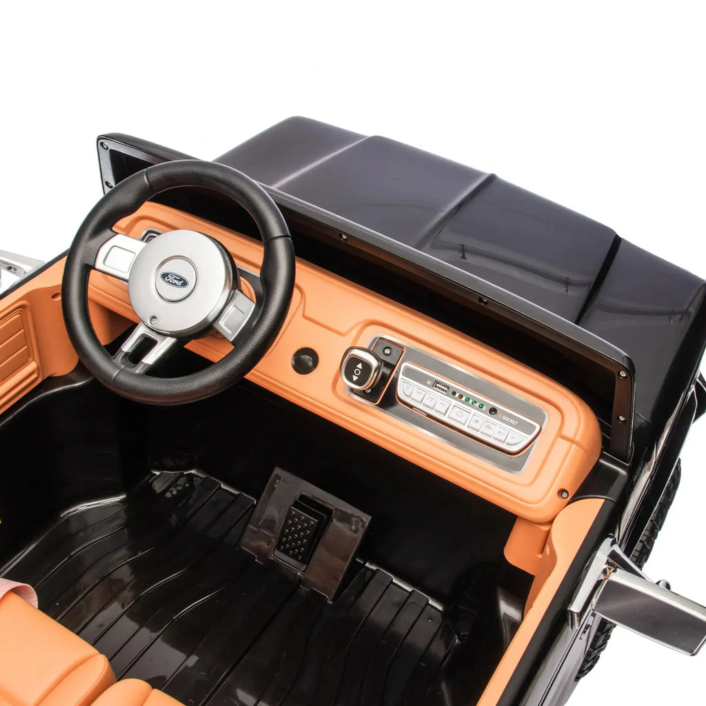 Freddo - Ford F-150 24V 2-Seater Kids Ride-On Truck - Black