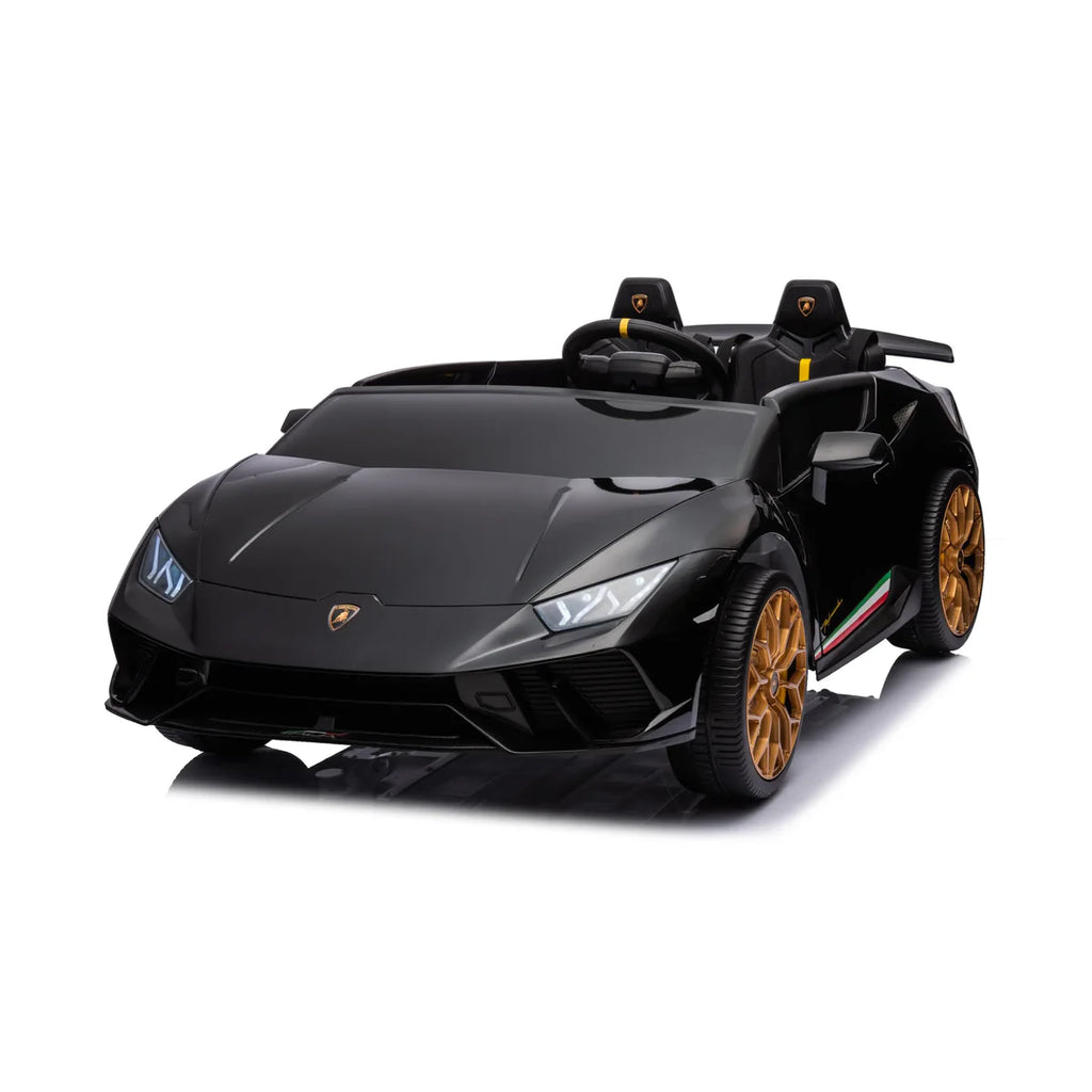 Freddo - 24V Lamborghini Huracan 2 Seater Kids' Electric Ride-On - Black
